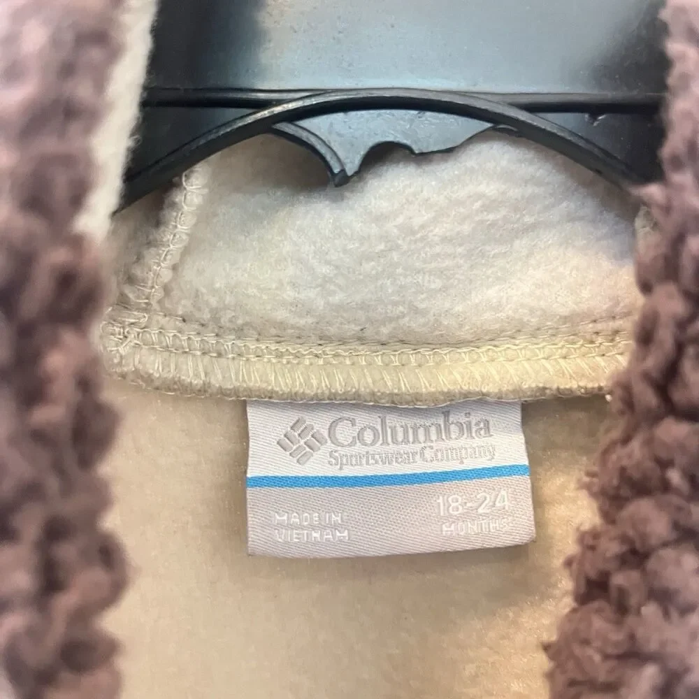Columbia Kids Infant Tiny Bear II Fleece Bunting Snowsuit Size 18-24 Months